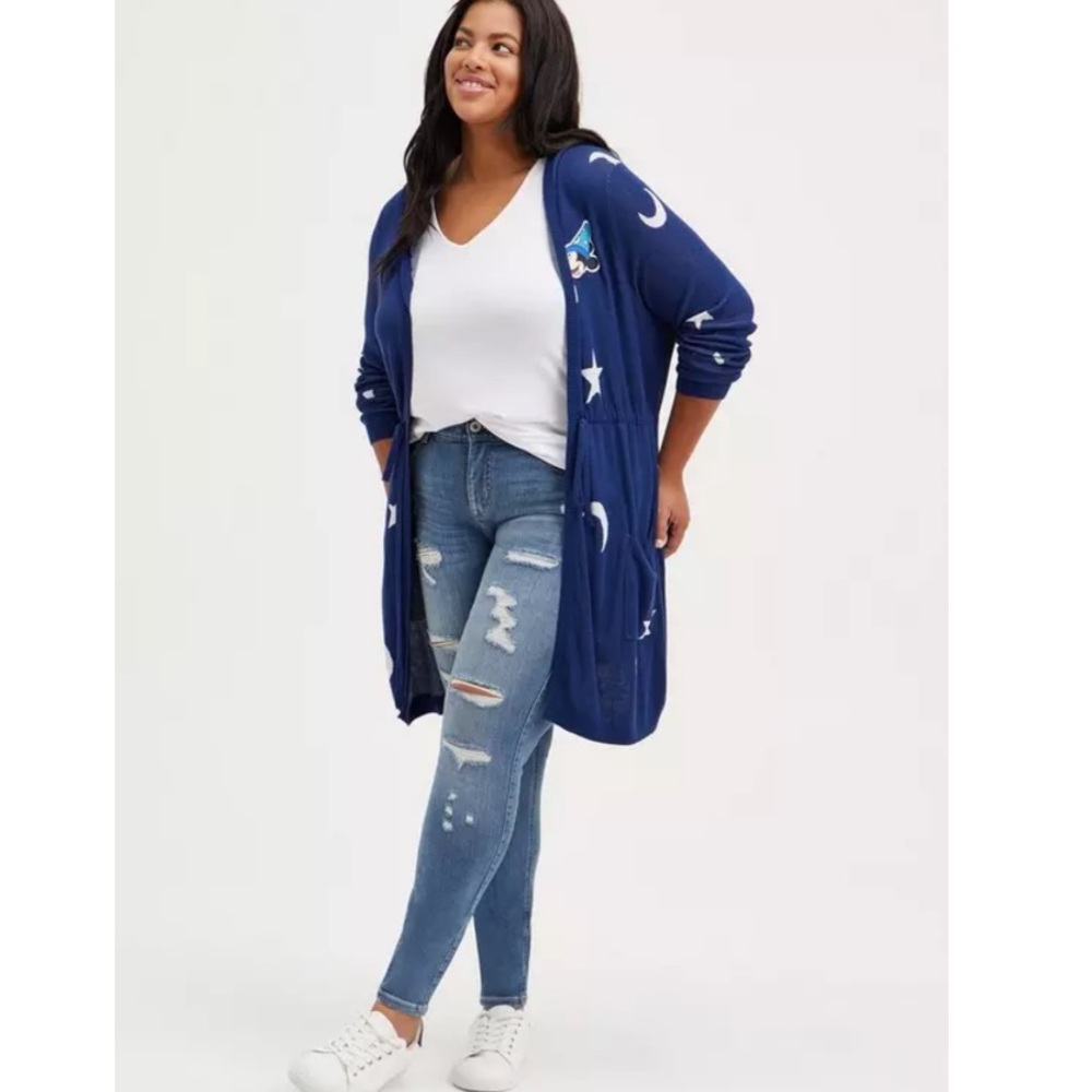 TORRID NWT Hoodie Anorak - Disney Fantasia Stars 0677